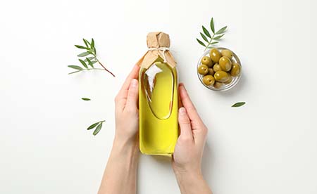 Test de l'huile d'olive pour les cheveux