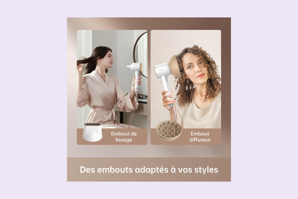 Embouts magnétiques du Dreame Hair Glory Combo