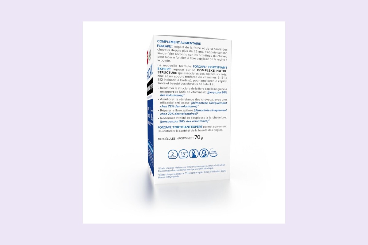 Boîte de gélules Arkopharma Forcapil Fortifiant cheveux et ongles