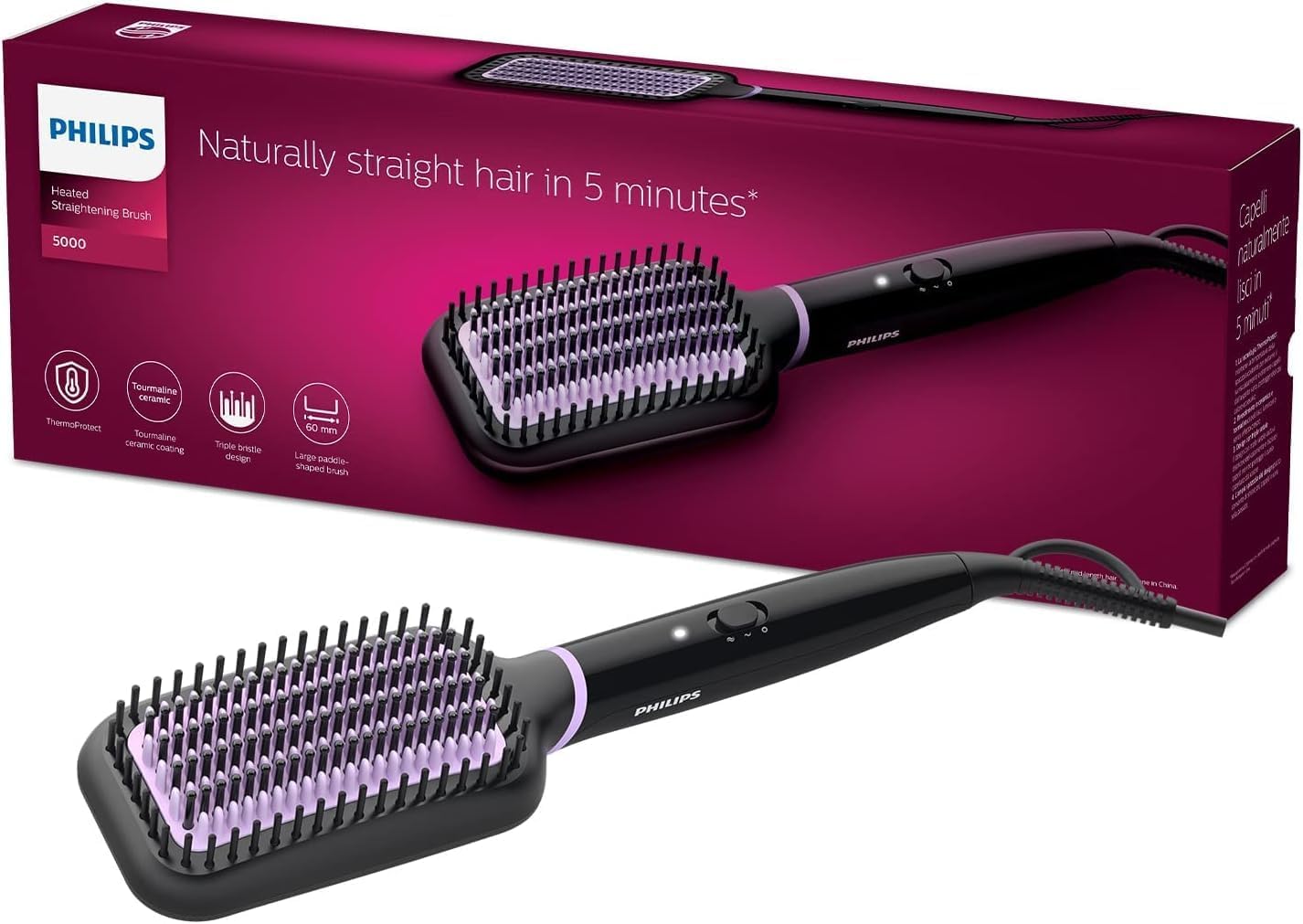 Brosse lissante chauffante Philips StyleCare Essential BHH880