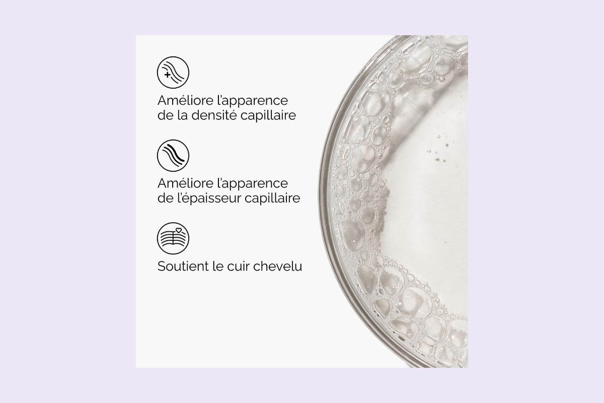 Sérum aux peptides pour la densité des cheveux